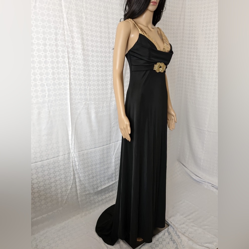 Black and Gold Gown